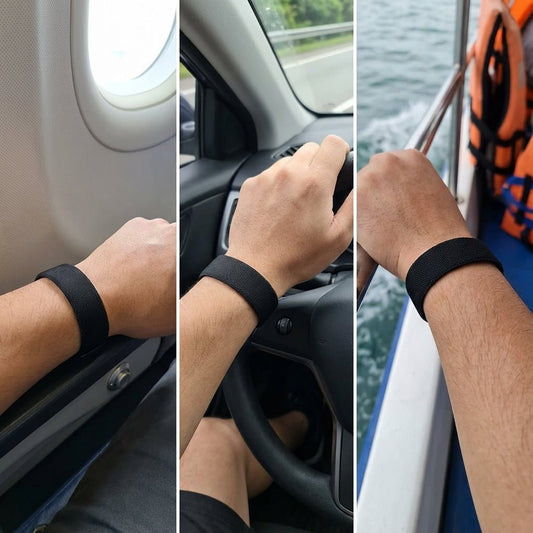 Waterproof Motion Sickness Band - Nausea & Travel Support - Slip On