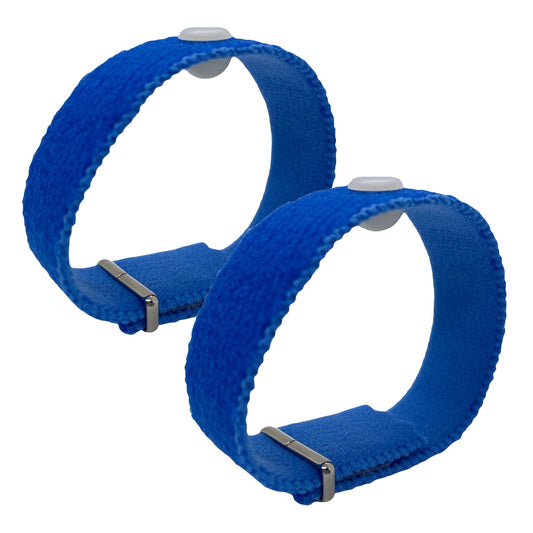 Anti Nausea Motion Sickness Wristbands–Adjustable Acupressure Band-Calming Stress Relief-Vertigo-Set of 2-blue.