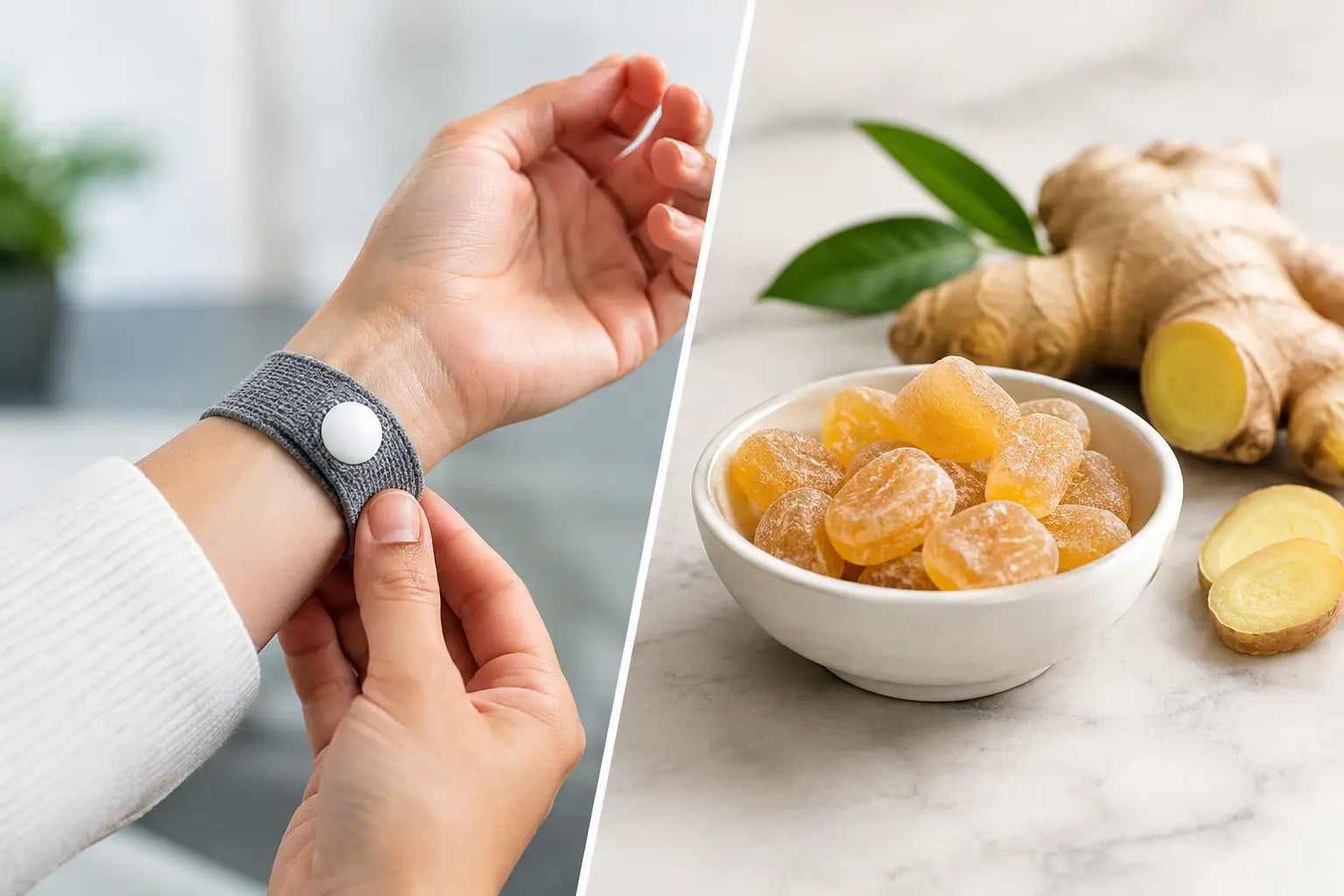 Acupressure Bands vs Ginger Chews for Nausea