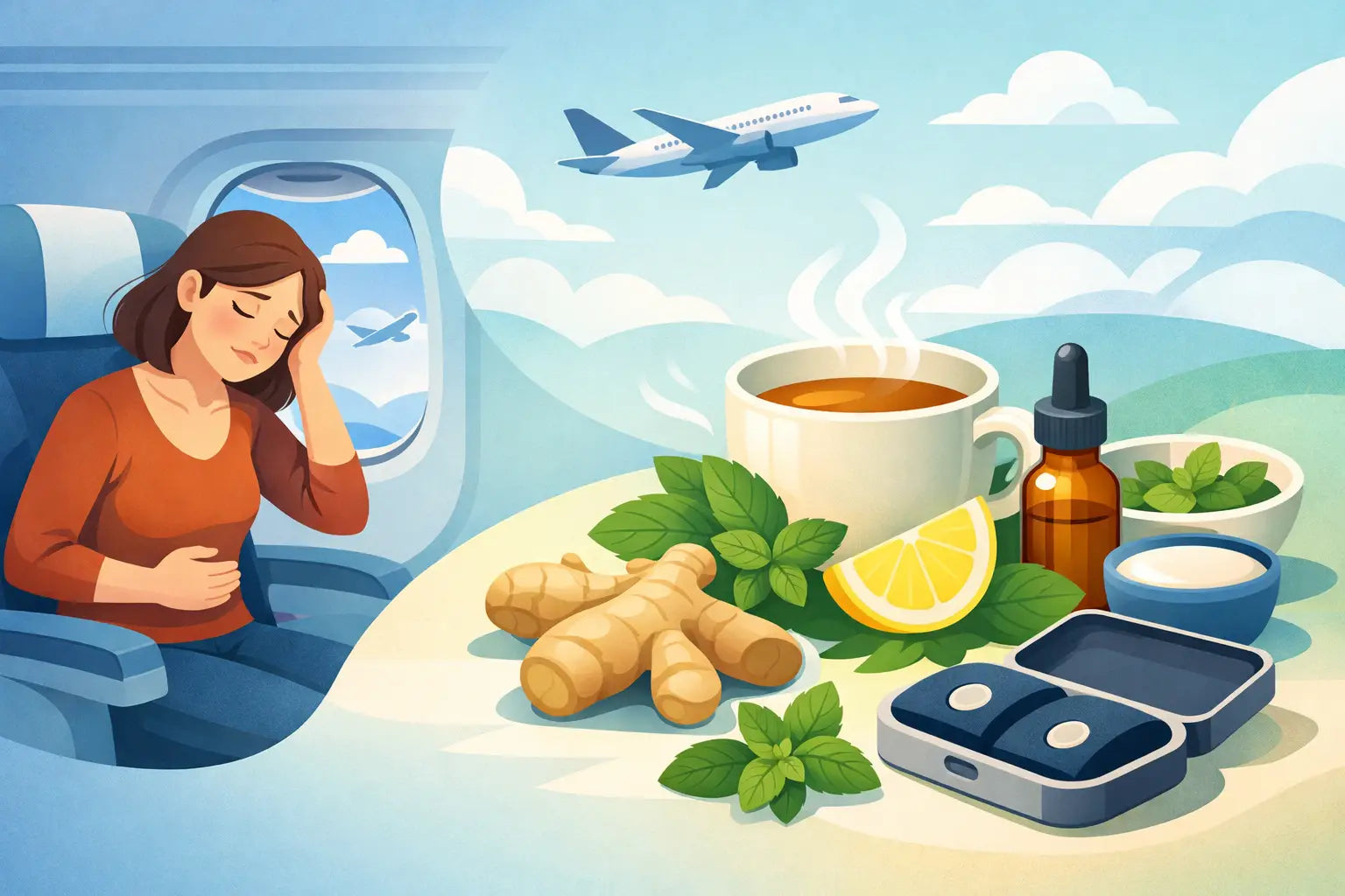 Natural Remedies for Airplane Nausea