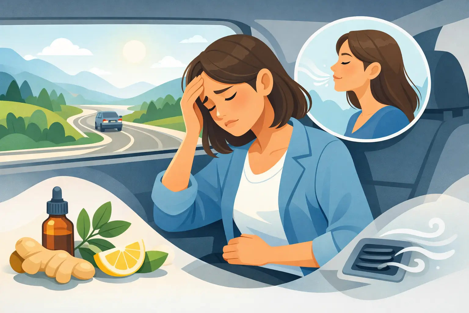How to Stop Car Sickness Naturally