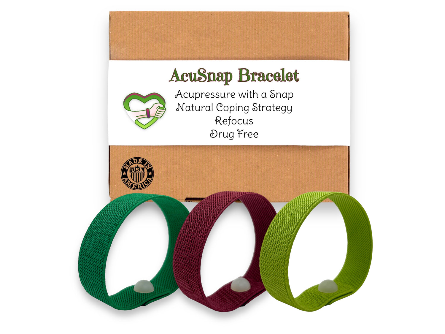 slip on acupressure bracelets for anxiety balance concentration nausea hot flashes