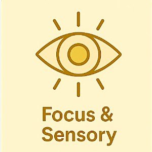 Icon representing focus, sensory regulation, and calming wristbands