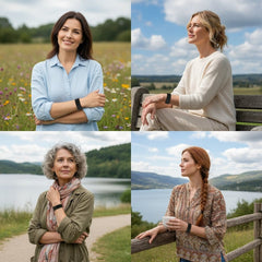 acupressure bracelets for hot flashes, menopause, pregnancy nausea