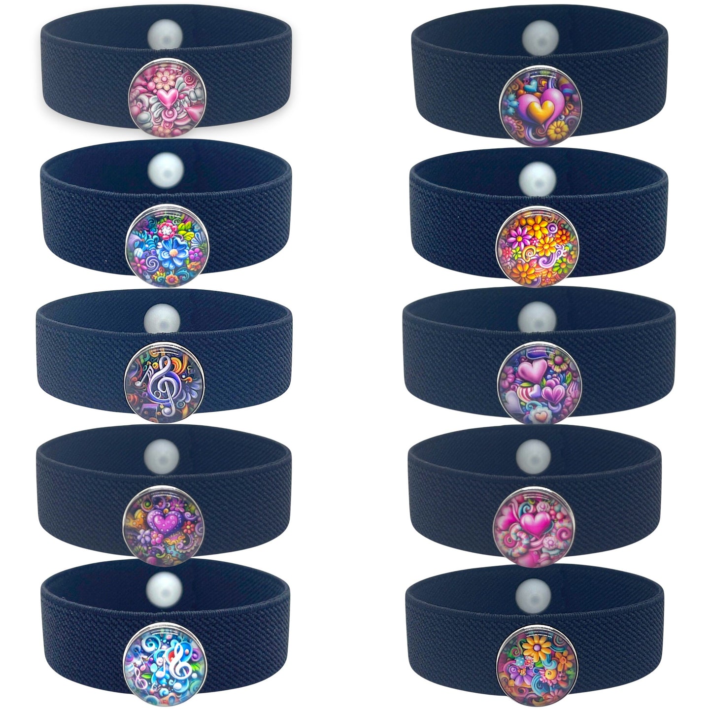 Acupressure Charm Bracelet – Fidget Band for Anxiety, Nausea & Focus
