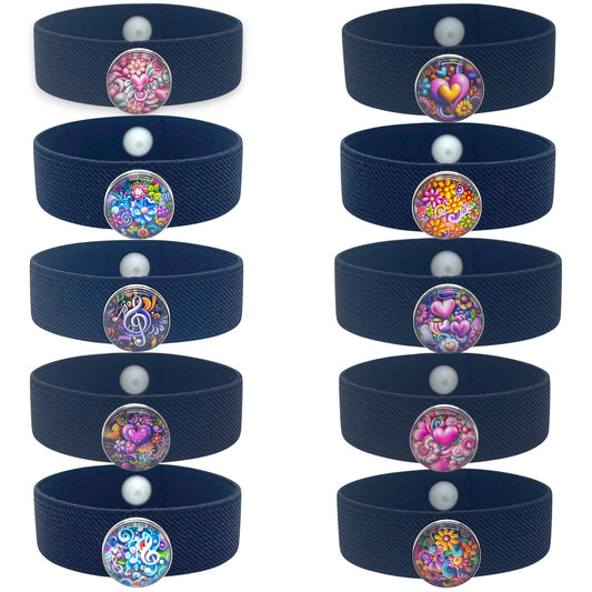 Acupressure Charm Bracelet – Fidget Band for Anxiety, Nausea & Focus
