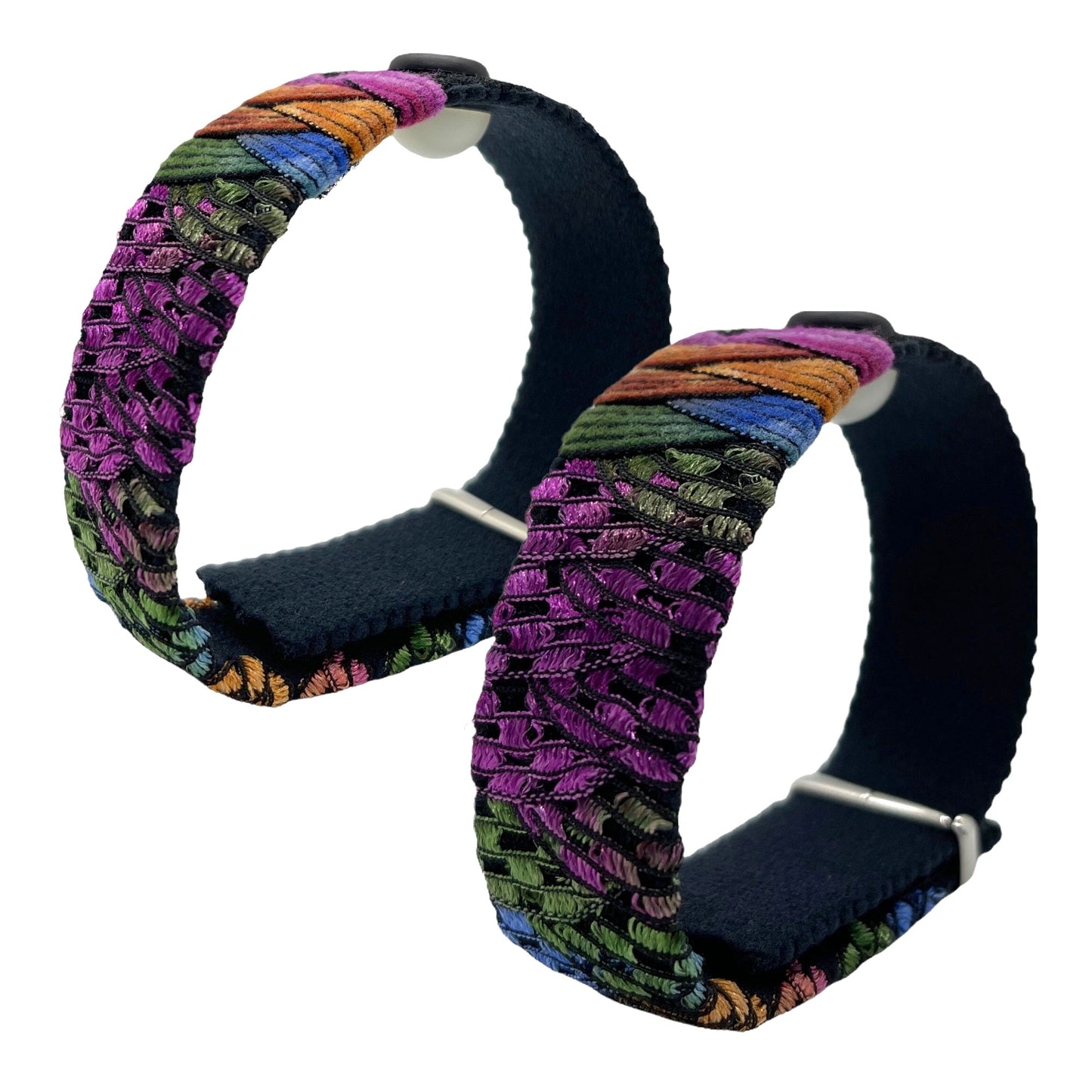 Designer Anti-Nausea Bracelets-Adjustable Motion Sickness Relief, Calming-Pair