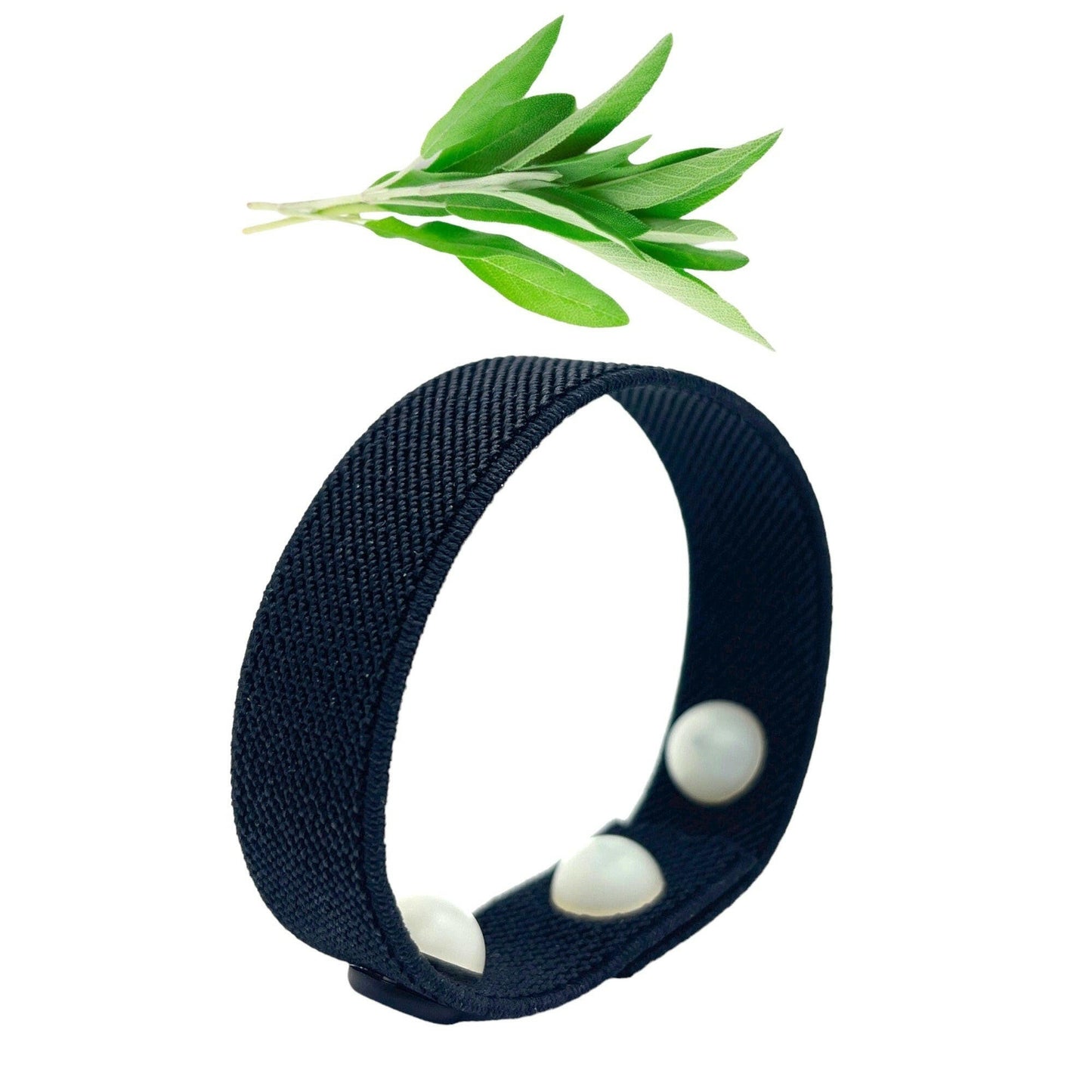 Menopause Relief Bracelet- Natural Hot Flash, Night Sweats, Sleep Aid - Reduces Anxiety, Stress, Mood Swings - Slip On Acupressure Band- Clary Sage Infused