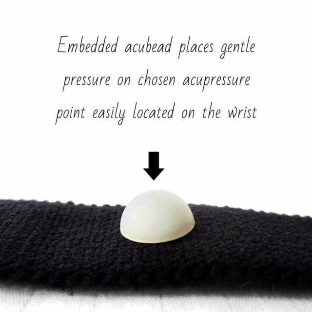 Calming Bracelet – Adjustable Acupressure Band with VELCRO® Brand Fasteners for Stress Relief – Stylish, Artisan Made