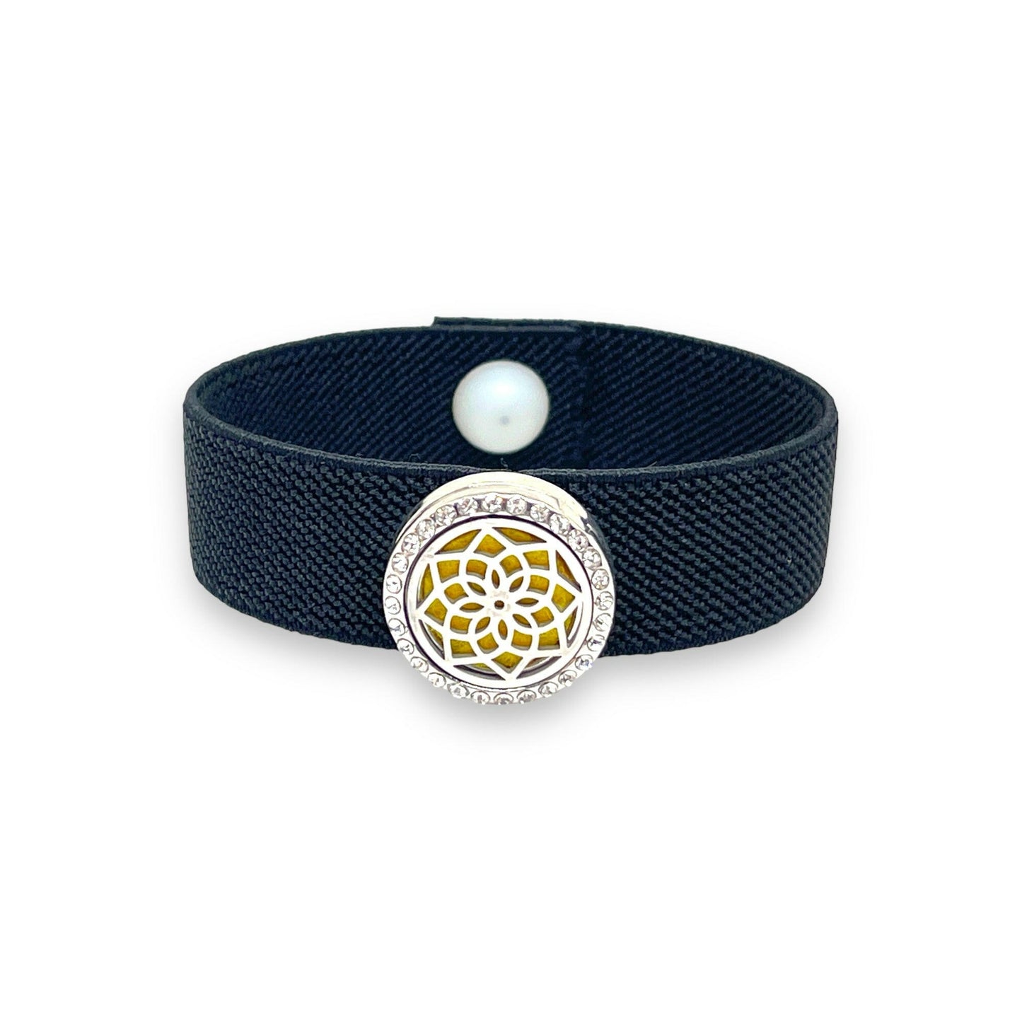 Anxiety Relief Snap Button Diffuser Bracelet-Scented-Reduces Stress, Vertigo-Acupressure Band-Mood Support-Balance-Snap Locket Diffuser