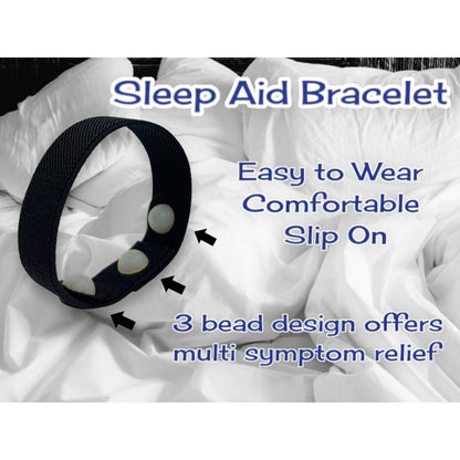 Natural Sleep Aid Acupressure Bracelet – Enhances Relaxation, Promotes Restful Sleep, Stress Relief Wristband, Holistic Sleep Support
