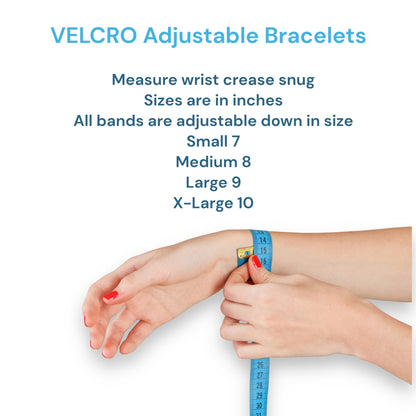 AcuBalance Adjustable AcuPressure Wristband – 3 - Bead Menopause Relief Band for Hot Flashes, Stress & Mood Support - Acupressure Bracelets