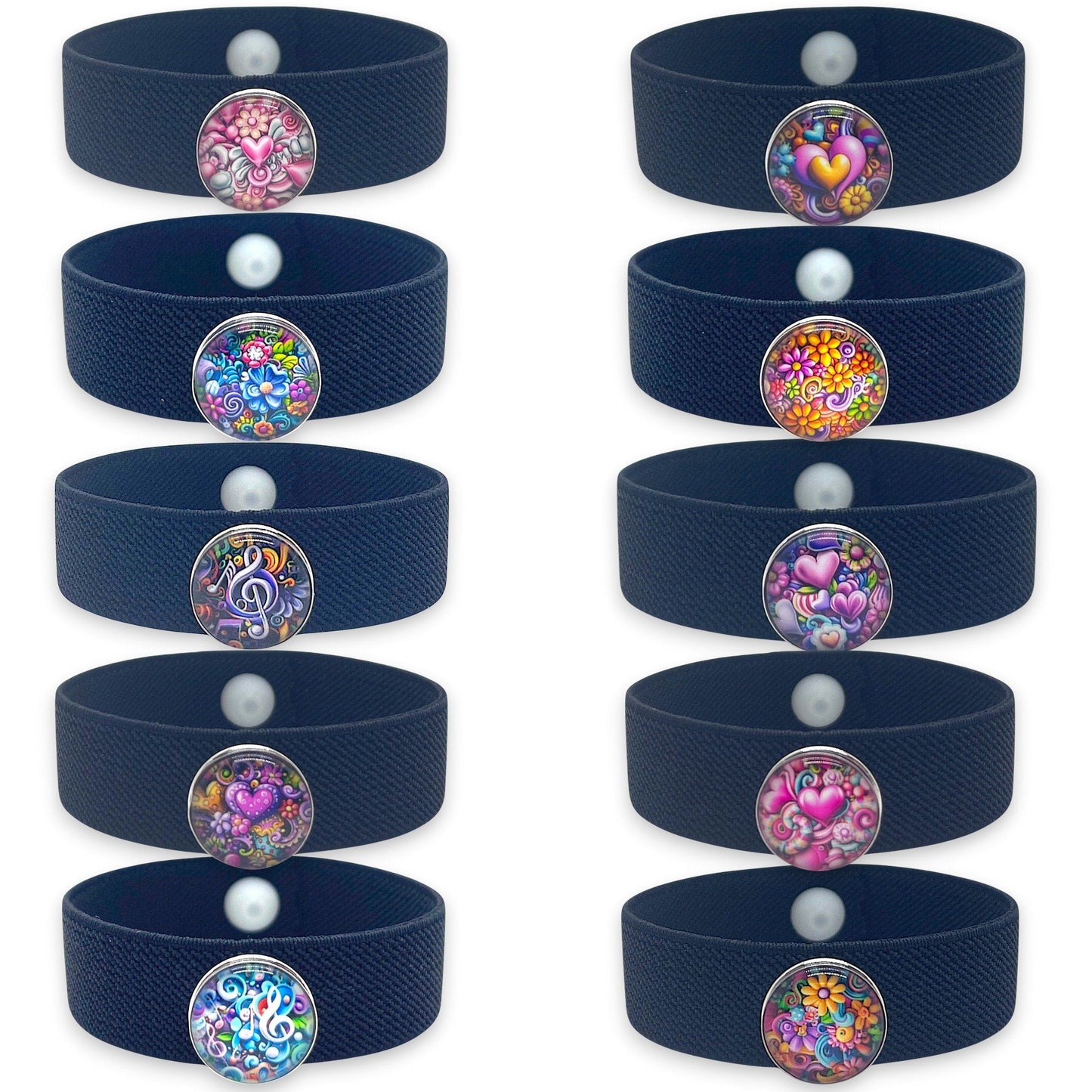 Acupressure Charm Bracelet – Fidget Band for Anxiety, Nausea & Focus