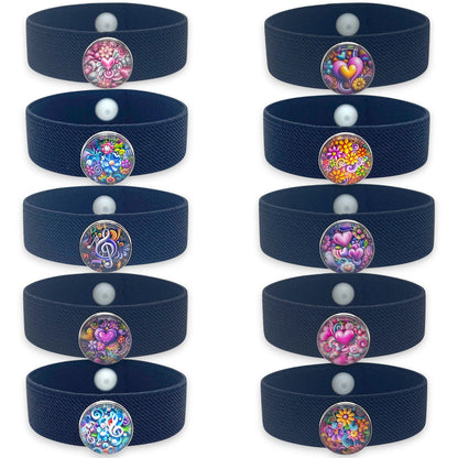 Acupressure Charm Bracelet – Fidget Band for Anxiety, Nausea & Focus