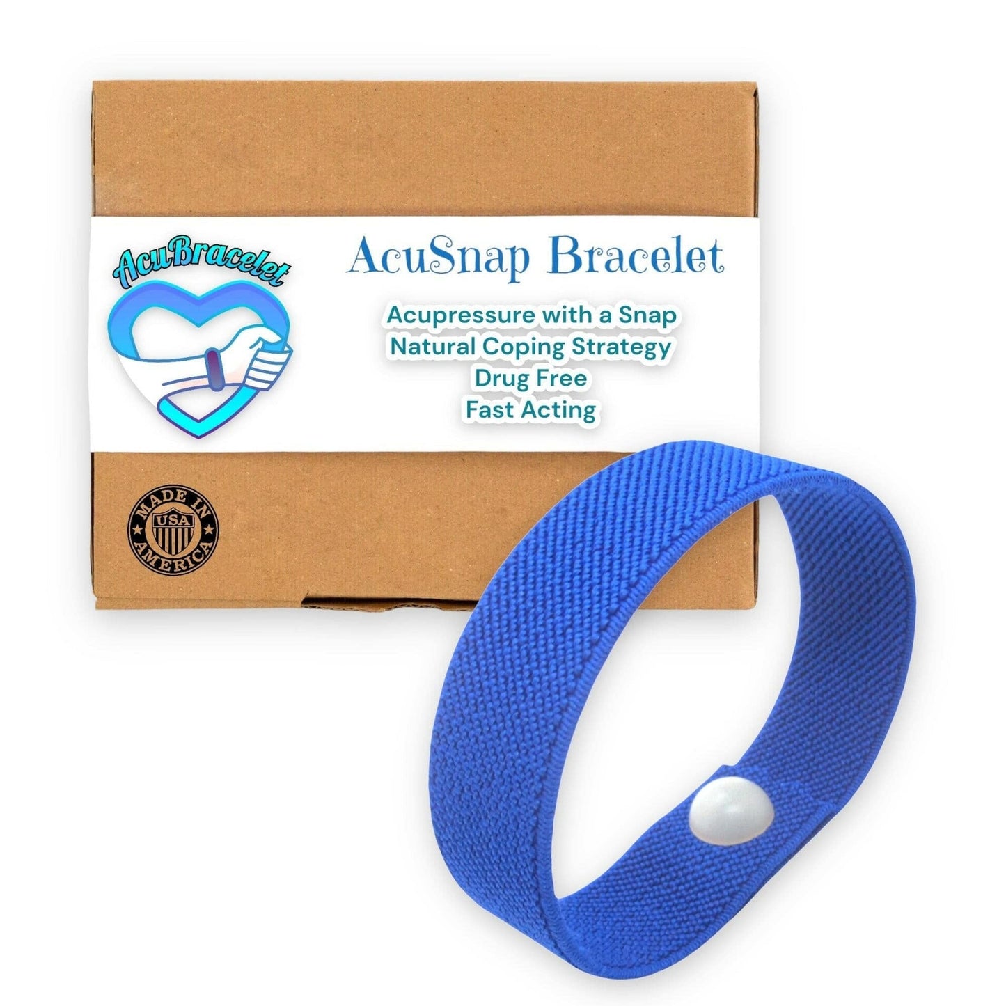 AcuSnap Elastic Band – Snap Technique Acupressure Bracelet for Special Needs & Concentration - Acupressure Bracelets