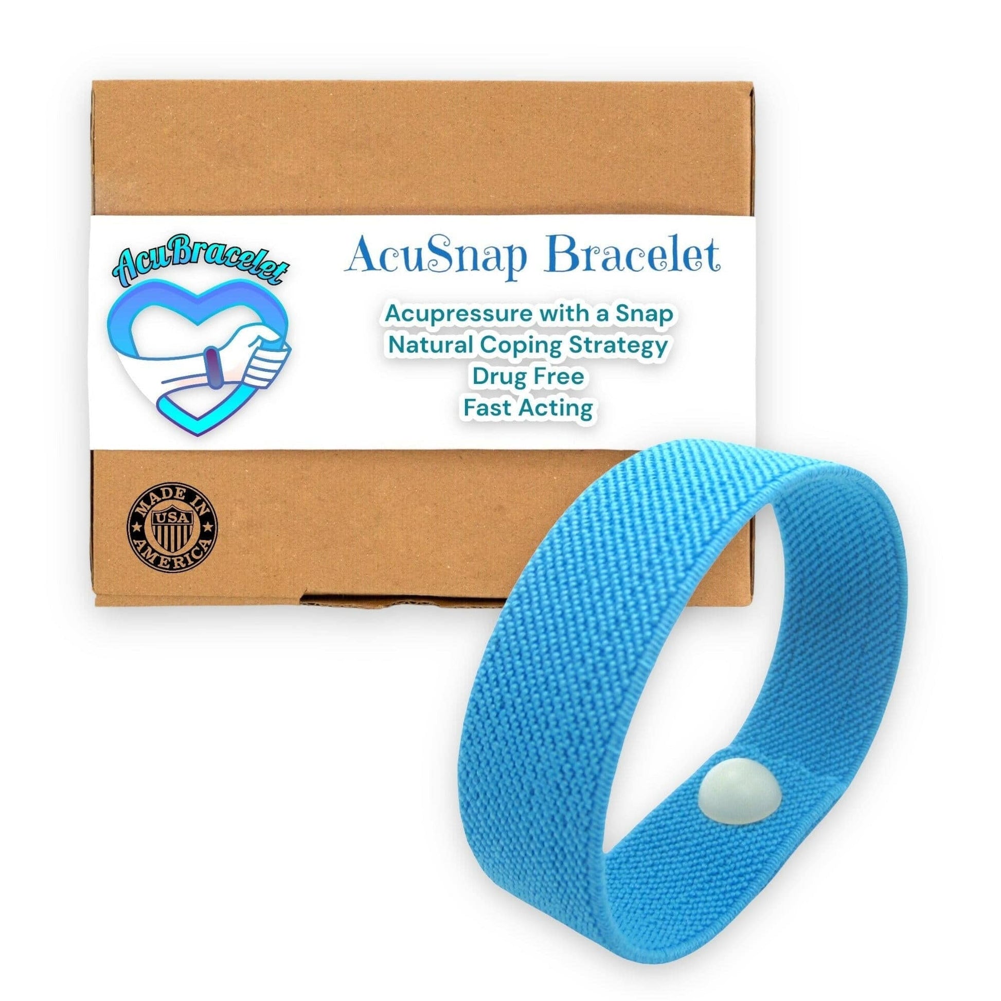 AcuSnap Elastic Band – Snap Technique Acupressure Bracelet for Special Needs & Concentration - Acupressure Bracelets