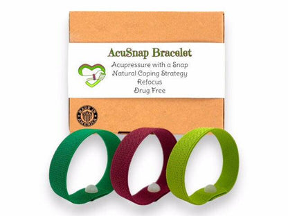 AcuSnap Elastic Band – Snap Technique & Acupressure for Mindfulness & Healthy Habits - Acupressure Bracelets