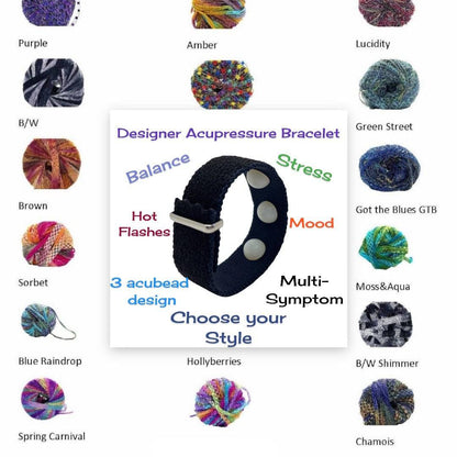 Acupressure Acupressure Bracelet – Anxiety Bracelet – Focus Balance and Calm Support – Adjustable by AcuBracelet