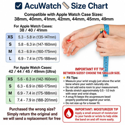 Motion Sickness Watch Band – Black Apple Watch Compatible