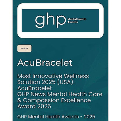 Acupressure Scented Acupressure Bracelet – Stress Relief Bracelet – Sleep & Emotional Balance, Slip-On Aromatherapy by AcuBracelet