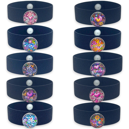 Acupressure Charm Bracelet – Fidget Band for Anxiety, Nausea & Focus