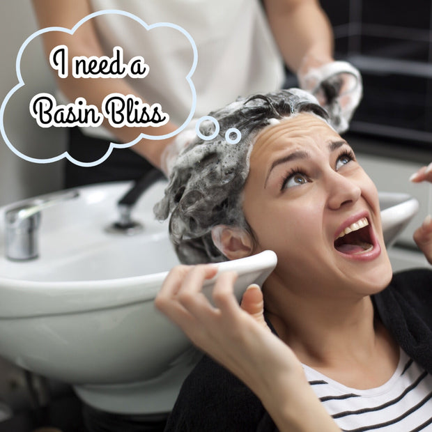 Basin Bliss Neck Support – Soft, Waterproof Hair - Washing Cushion for Shampoo Sinks and Salon Bowls | acupressure wristband for basin bliss and hair washing support