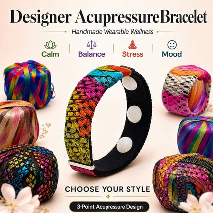 Anxiety Bracelet - Stress & Mood - Designer Acupressure Band
