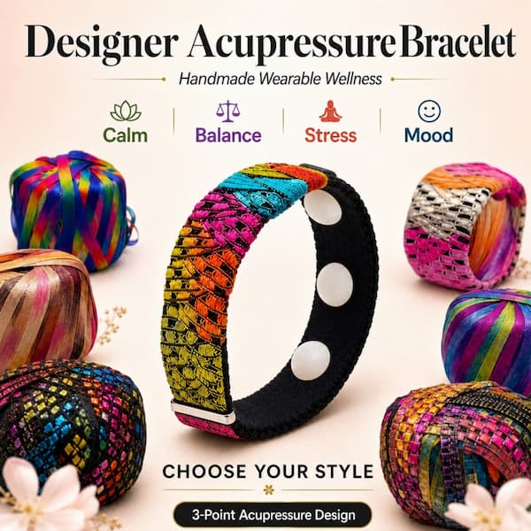 Anxiety Bracelet - Stress & Mood - Designer Acupressure Band