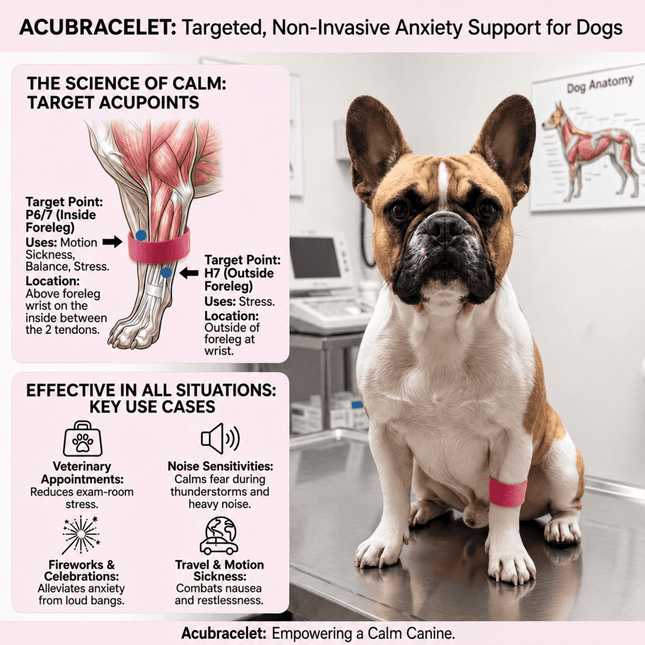 Dog Calming Band - Travel & Anxiety Support - Slip On Ease