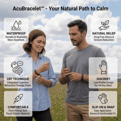Elastic Snap Bracelet - Stress & Anxiety Support - Single or 5 Pack