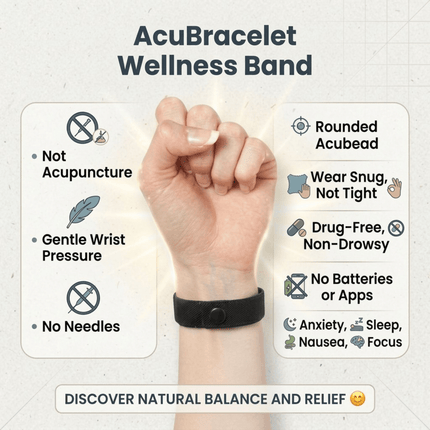 Fidget Charm Anxiety Bracelet - Acupressure for Stress & Focus Support