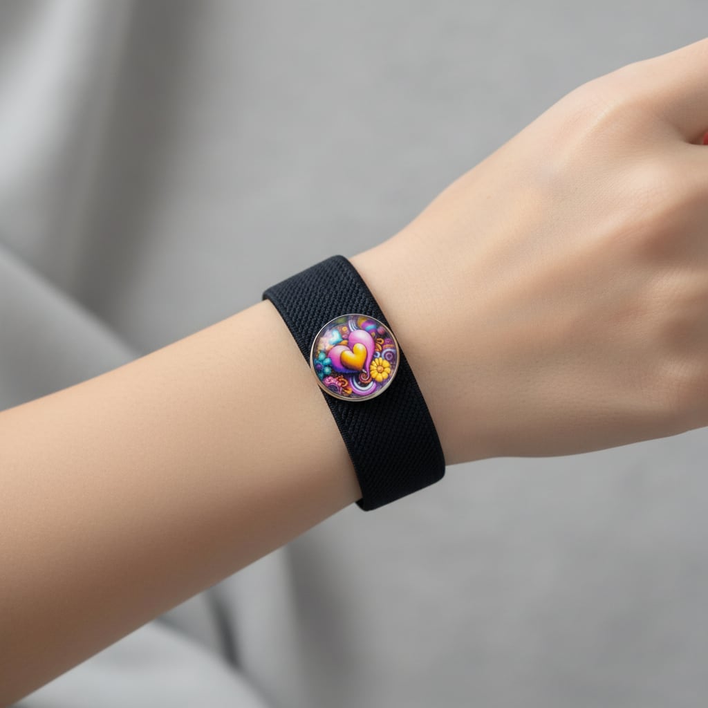 Anxiety Charm Bracelet – Acupressure Band for Stress & Motion Support