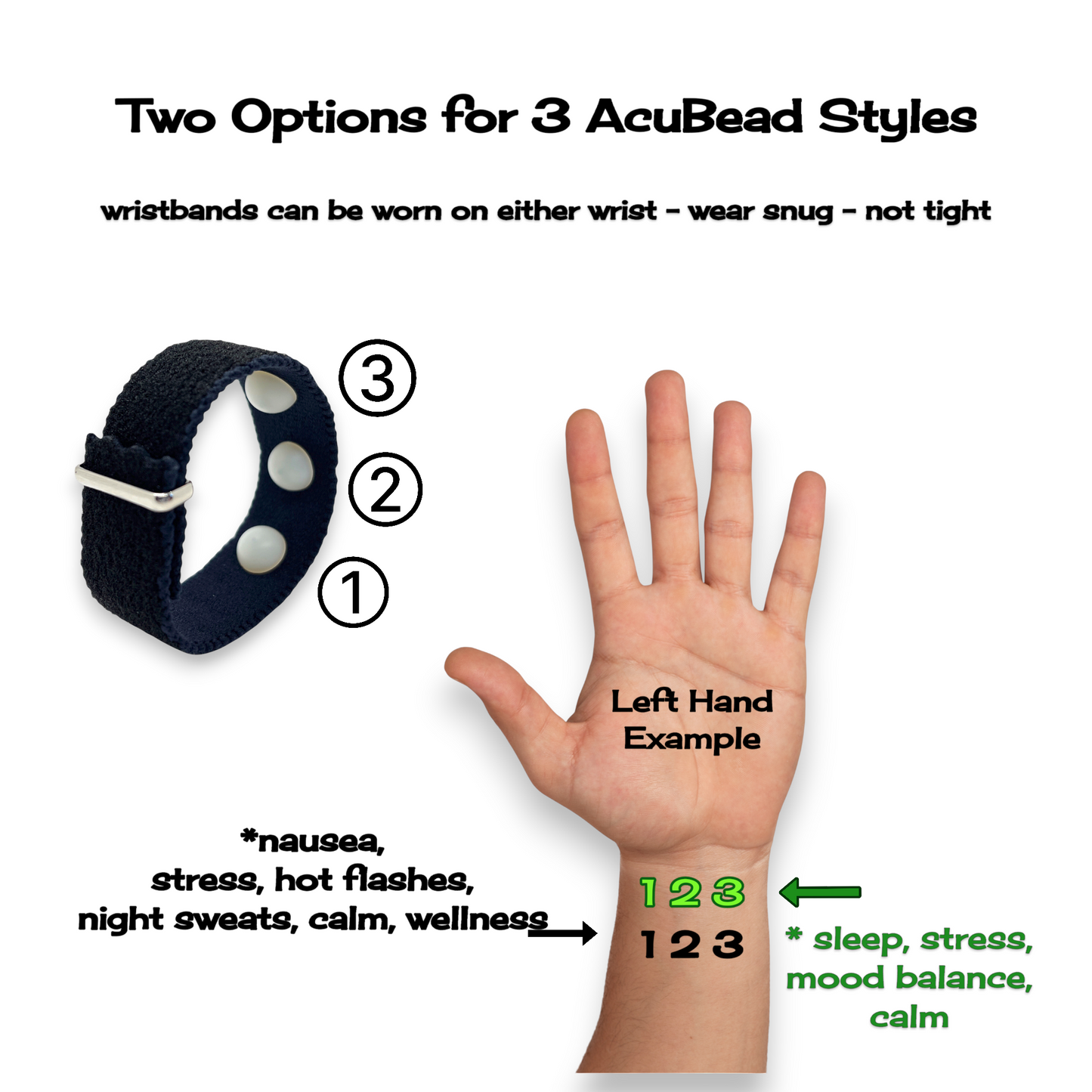 Sleep Support Bracelet – Relaxation & Calm, Lavender Scented