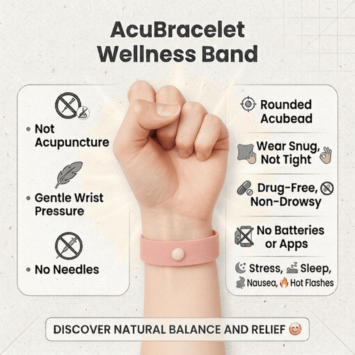 Menopause Bracelet – Natural Hot Flash & Mood Balance Support