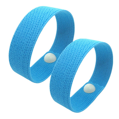 Motion Sickness Relief Acupressure Wristbands – Waterproof, Slip-On for Anxiety, Vertigo, Nausea, Stress – Travel (2 Pack)