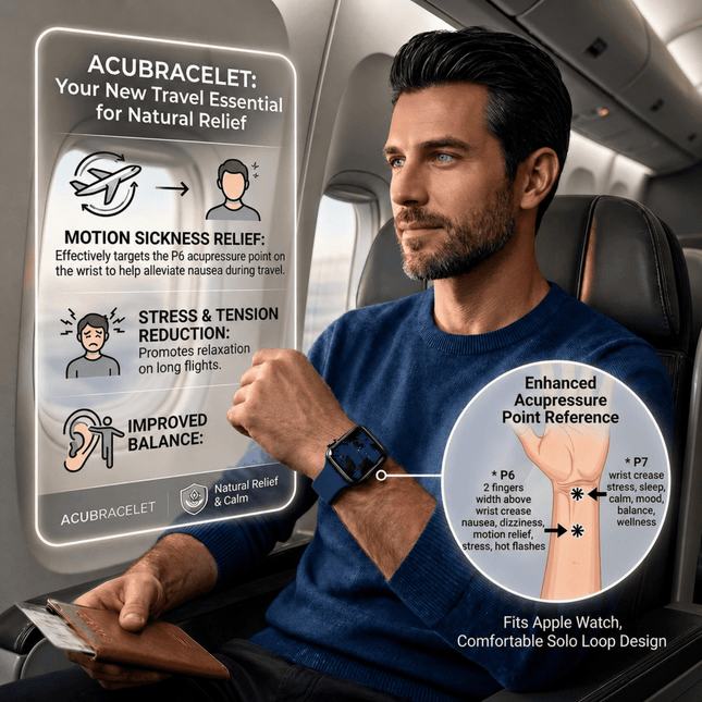 Motion Sickness Watch Band - Anxiety Support - Apple Watch Compatible