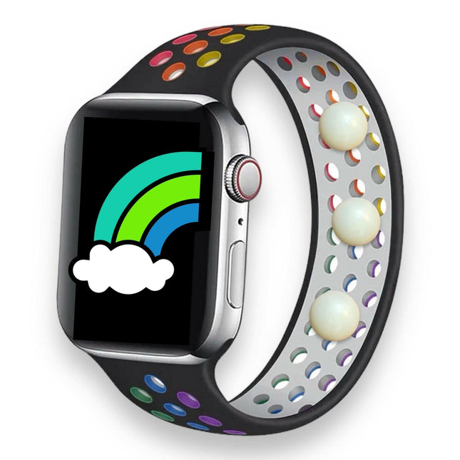 Acupressure Apple iWatch Band – Acupressure Watchband - Stress Nausea Balance - Apple Watch Compatible by AcuBracelet