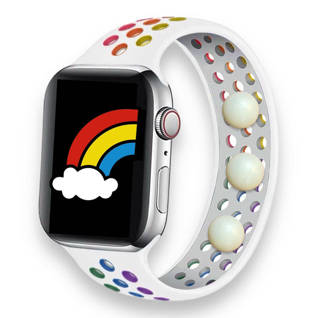 Acupressure Apple iWatch Band – Motion Sickness Watch Band - Stress Sleep Balance - Apple Watch Compatible by AcuBracelet