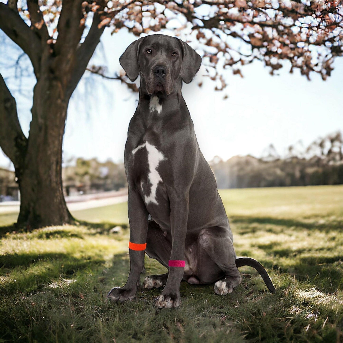 Natural Calming & Motion Comfort Band for Dogs - Stress and Anxiety Relief - Easy to Use - Acupressure Bracelets