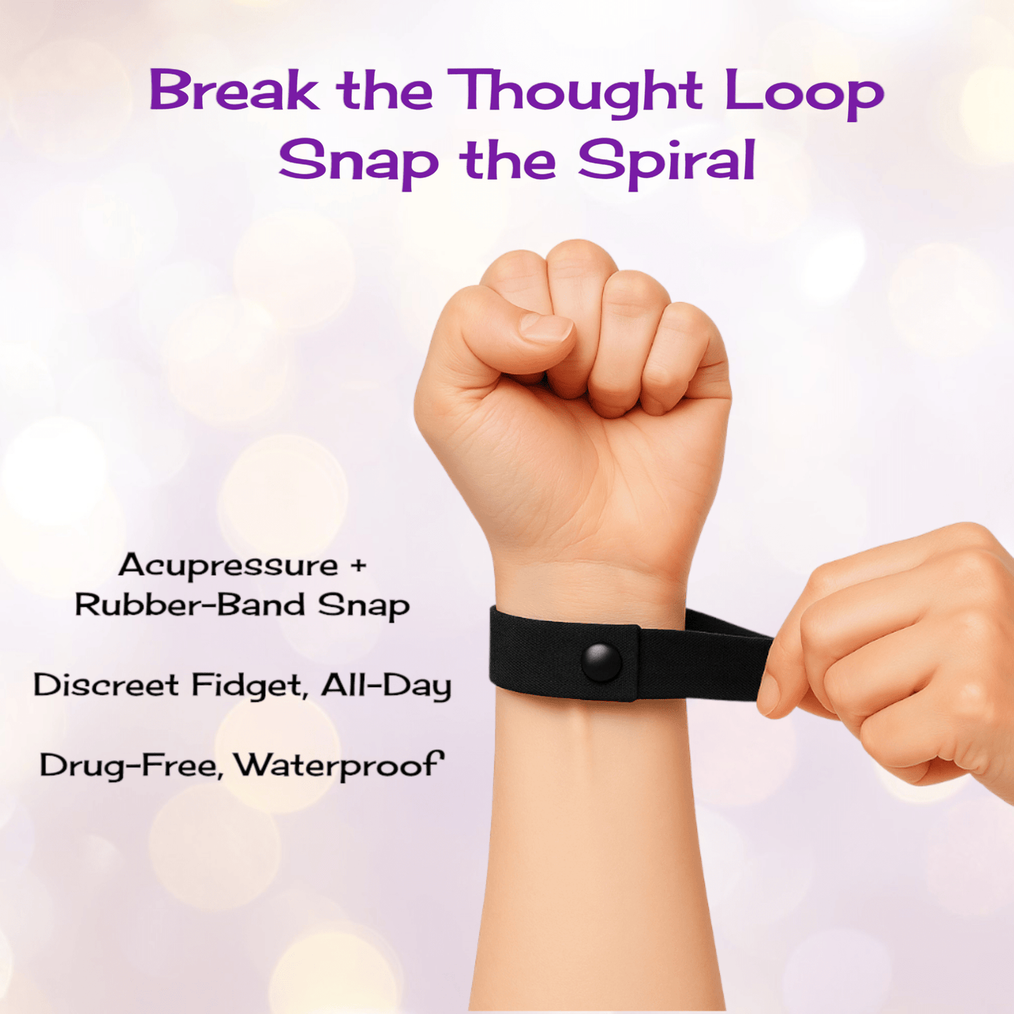 Sleep Bracelet – Relaxation & Sleeping Support -  Lavender Scented