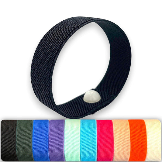 Rubber Band Snap Anxiety Bracelet for Stress and Focus Support - Slip On