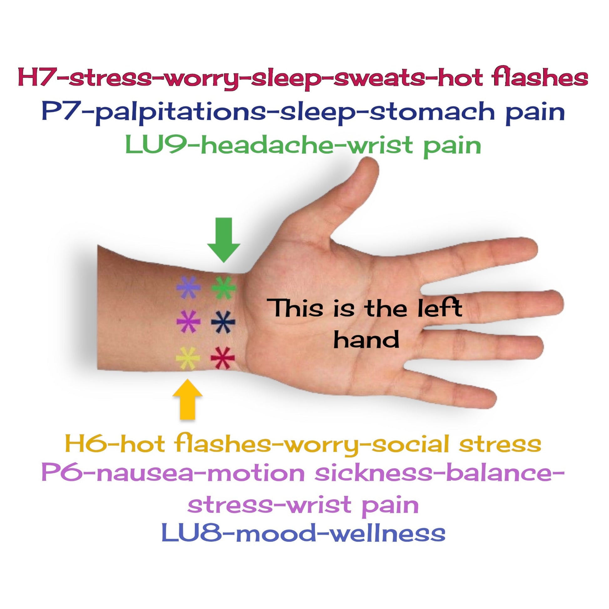 Sleep & Stress Relief Bracelet – Acupressure & Snap Technique for Mood Support - Acupressure Bracelets