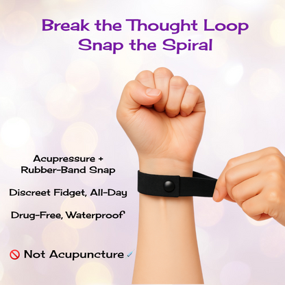 Stress Relief Bracelet – Sleep & Emotional Balance, Slip-On Aromatherapy