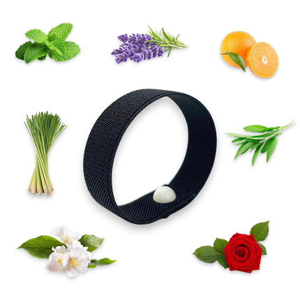 Acupressure Scented Acupressure Bracelet – Stress Relief Bracelet – Sleep & Emotional Balance, Slip-On Aromatherapy by AcuBracelet