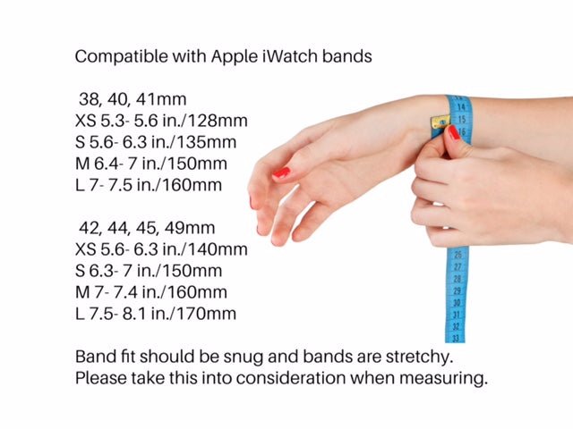 AcuBalance Acupressure iWatch Band- Calm Anxiety, Tension, Nausea- Sleep Aid- Soft Silicone Waterproof Stretch Solo Loop Strap for Apple Watch - Acupressure Bracelets