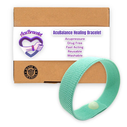AcuBalance Bracelet-Calming Stress Relief-Vertigo-Tension-Comfortable Acupressure Band-10+ Colors - Acupressure Bracelets