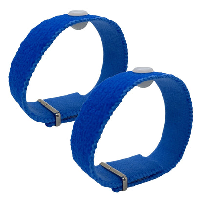 Anti Nausea Motion Sickness Wristbands–Adjustable Acupressure Band-Calming Stress Relief-Vertigo (pair) blue - Acupressure Bracelets
