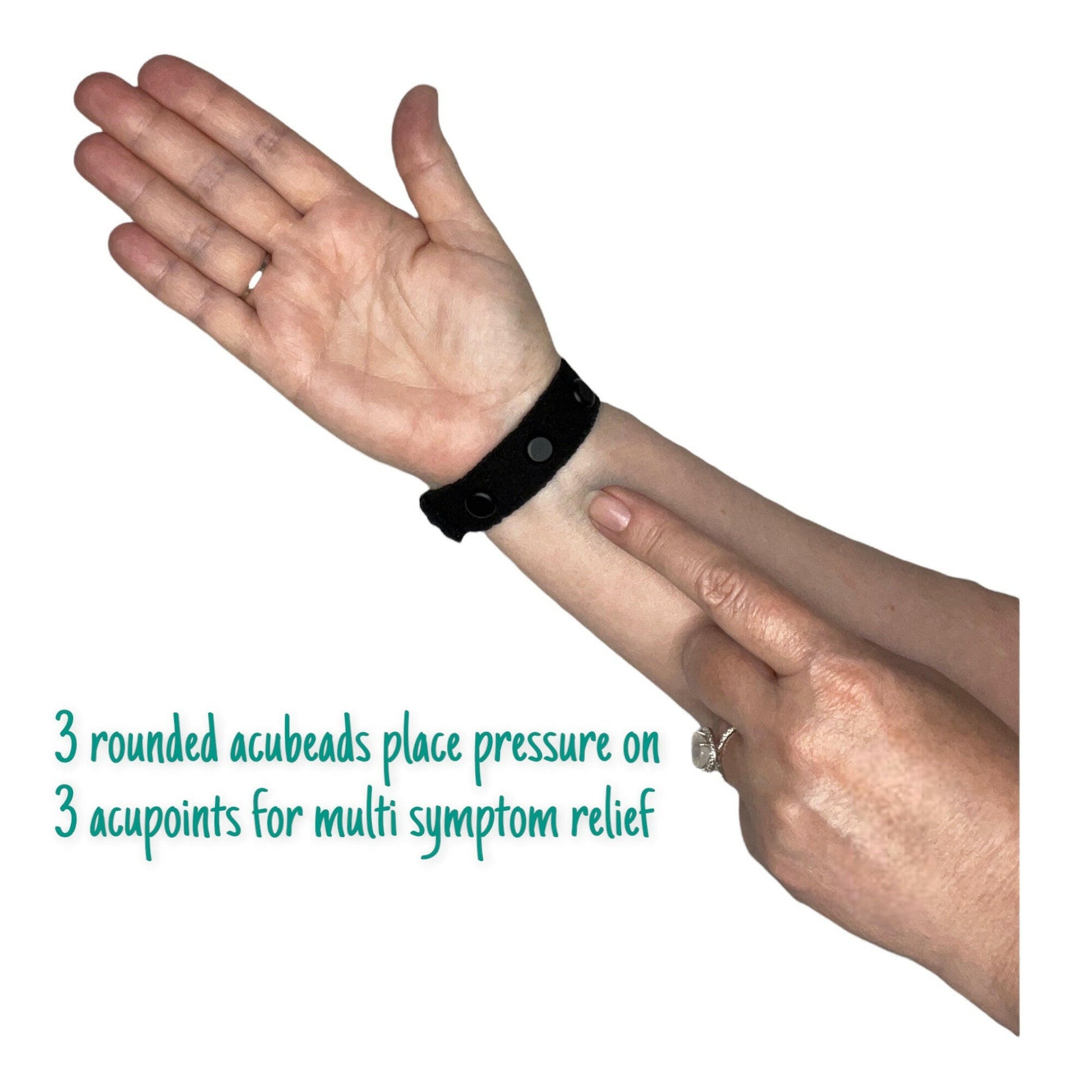 Designer Anti Anxiety Bracelet-Adjustable Acupressure Band-Vertigo-Nausea-Mood Support - Acupressure Bracelets