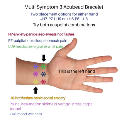Menopause Relief Band-Adjustable Mood Bracelet-Natural Symptom Relief-Single - Acupressure Bracelets