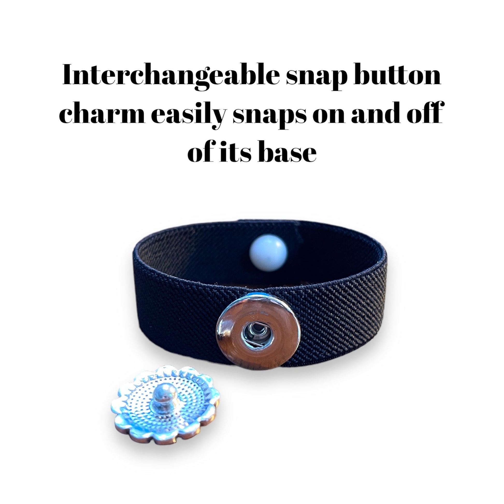 Snap Button Charm Anxiety Relief Calming Acupressure Bracelet-Natural Sleep Aid-Mood Support-Emotional Balance-Panic Attacks - Acupressure Bracelets